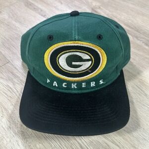 VTG Green Bay Packers Snapback Hat NFL Football Drew‎ Pearson Green Cap